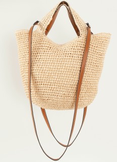 Bolso estilo rafia