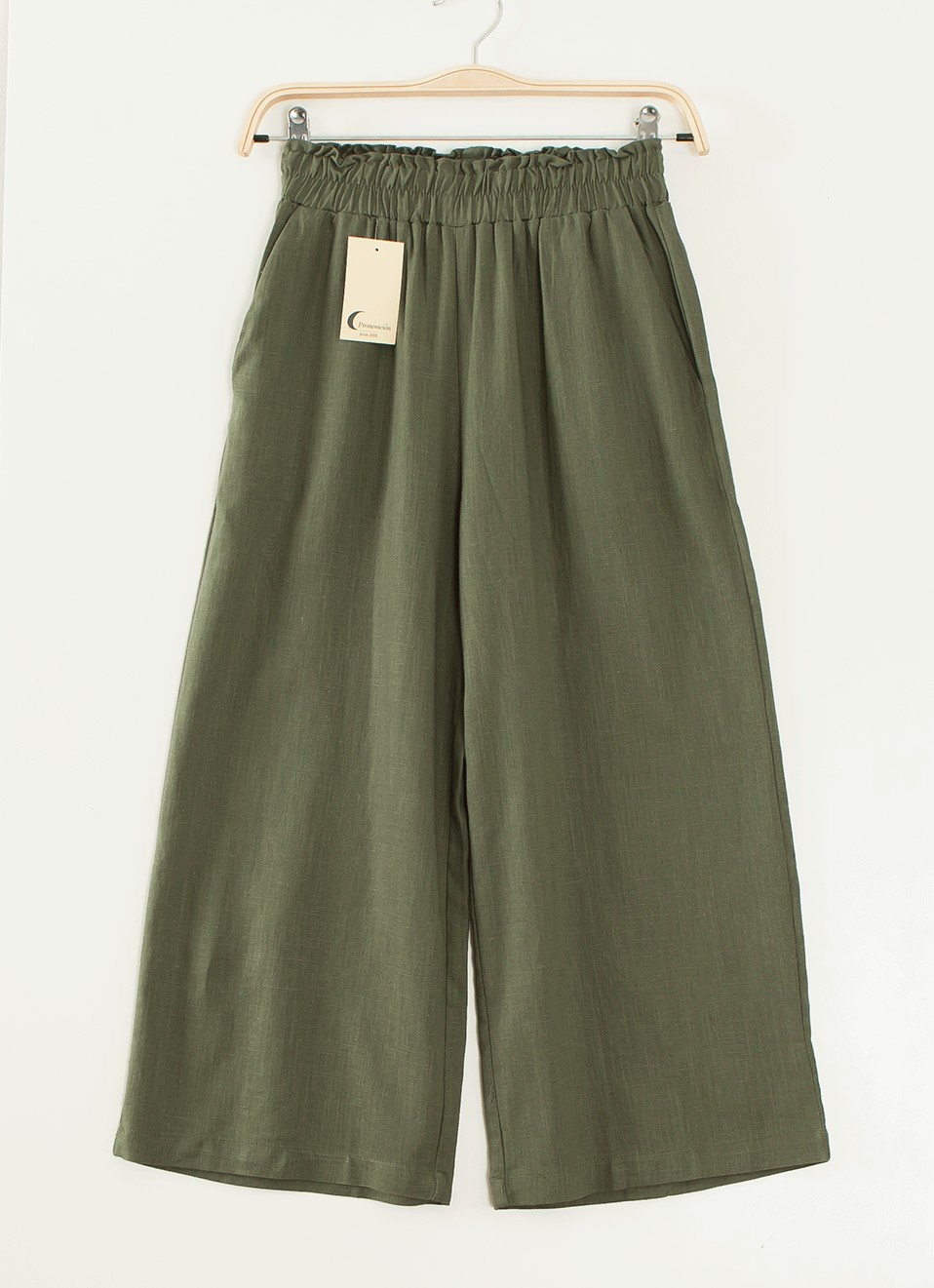 Pantalon Culotte Lino - Ropa Mujer | Premonición.online