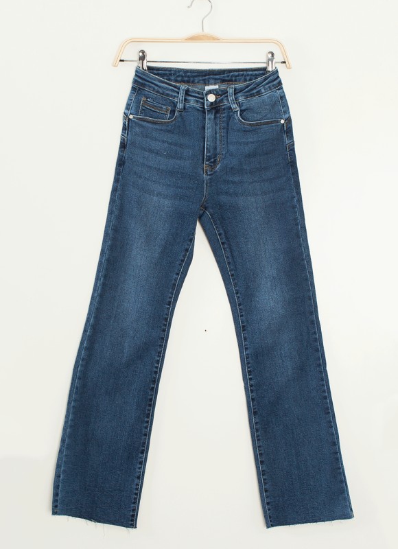 Jeans mini flare push up