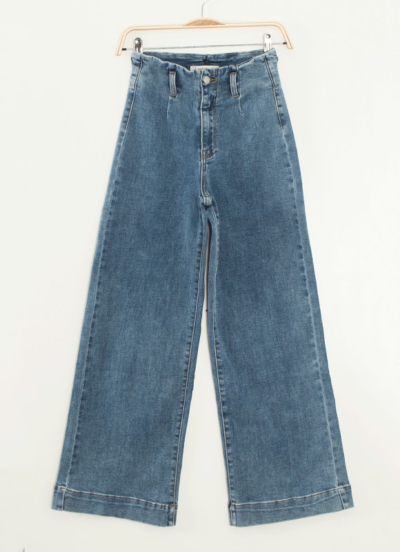 Jeans wide led ankle