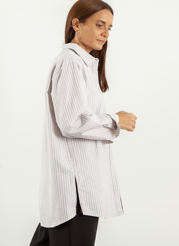 Camisa oversize rayas