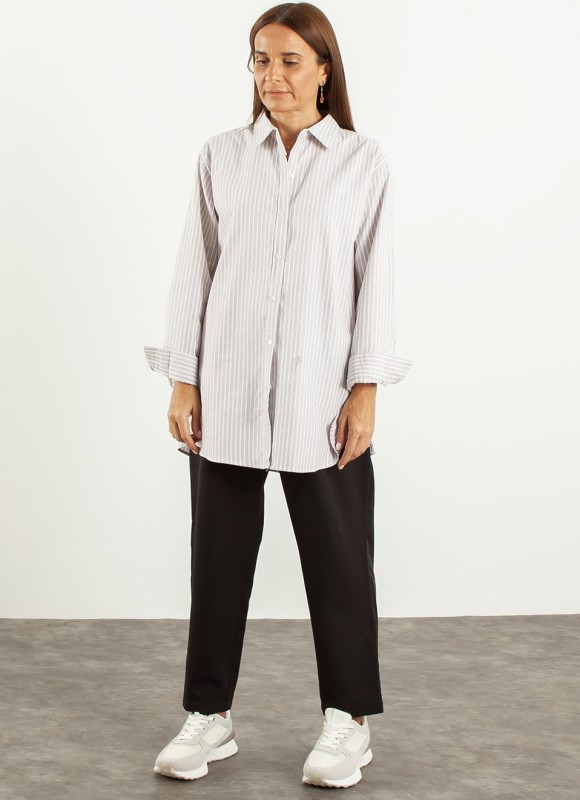 Camisa oversize rayas