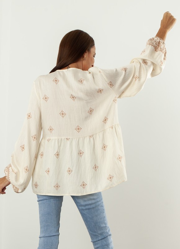 Blusa péplum