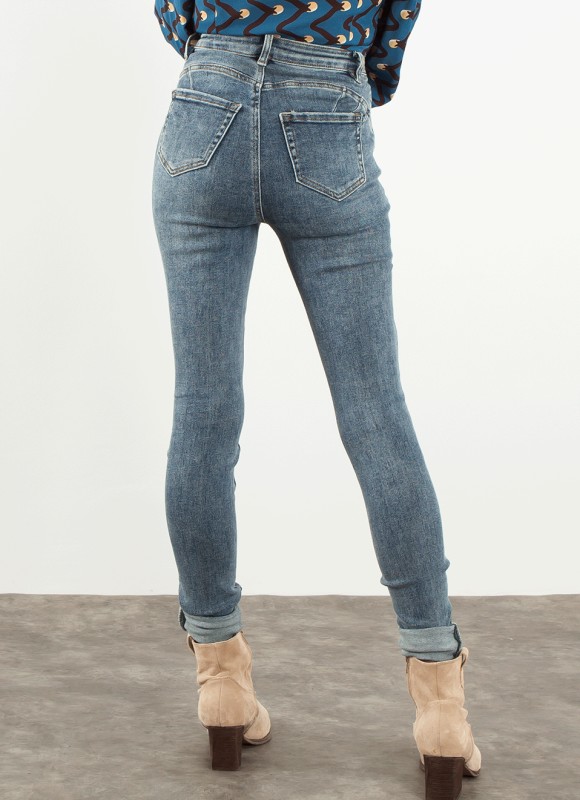 Denim push up Extra high waist