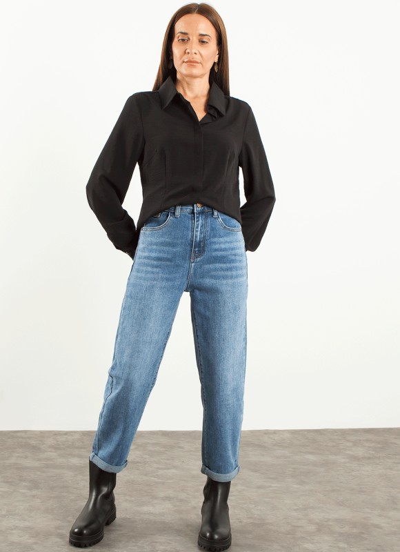 Jeans mom fit