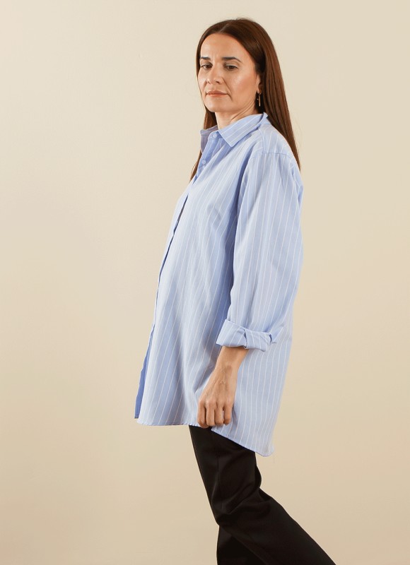 Camisa rayas oversize