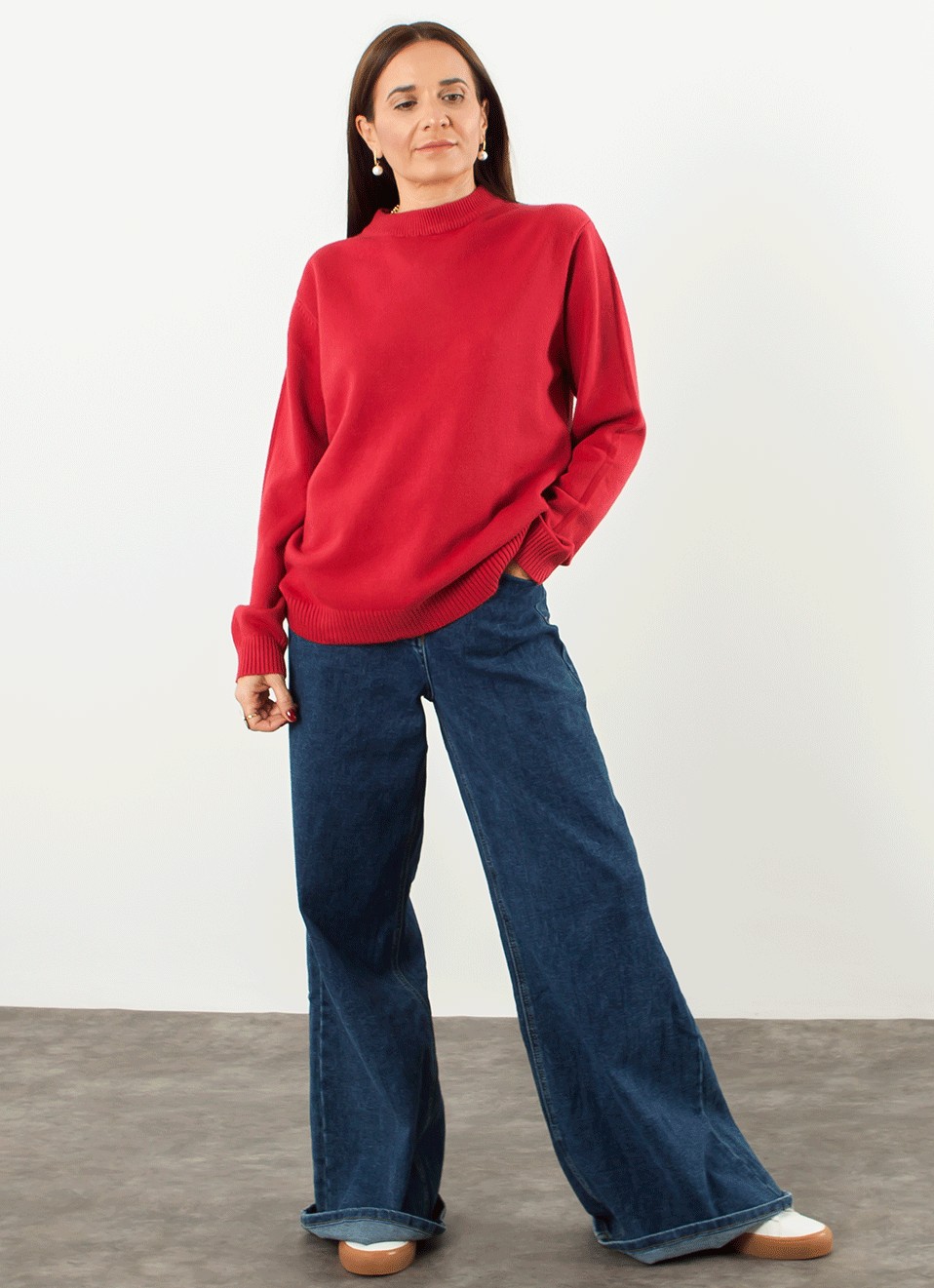 Jersey Cuello Perkins - Ultimas Tendencias Mujer |Premonición.online