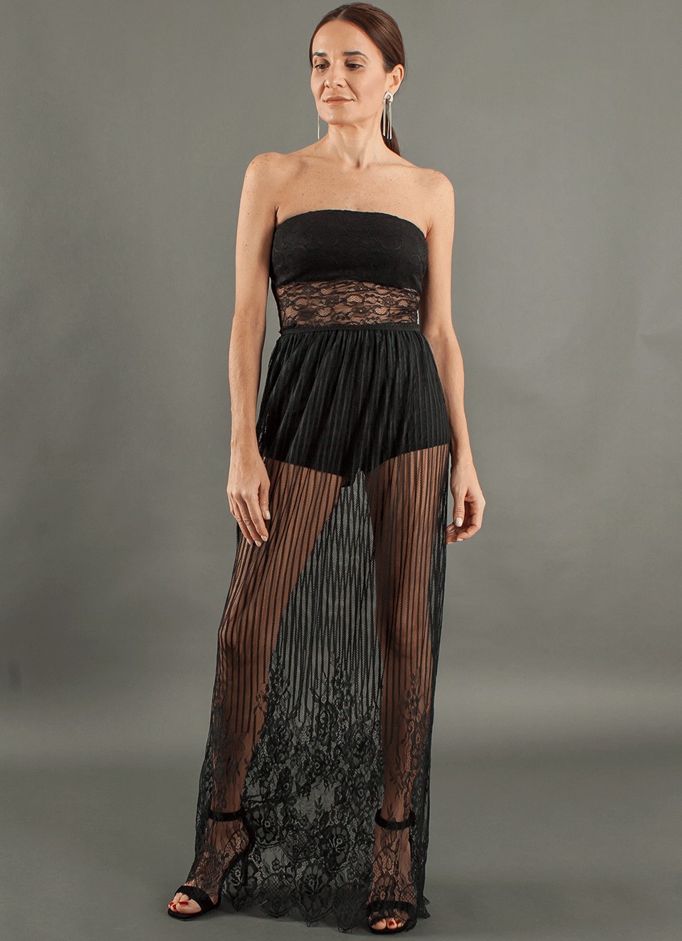 Falda Larga Encaje - Ultimas Tendencias Vestidos | Premonición.online