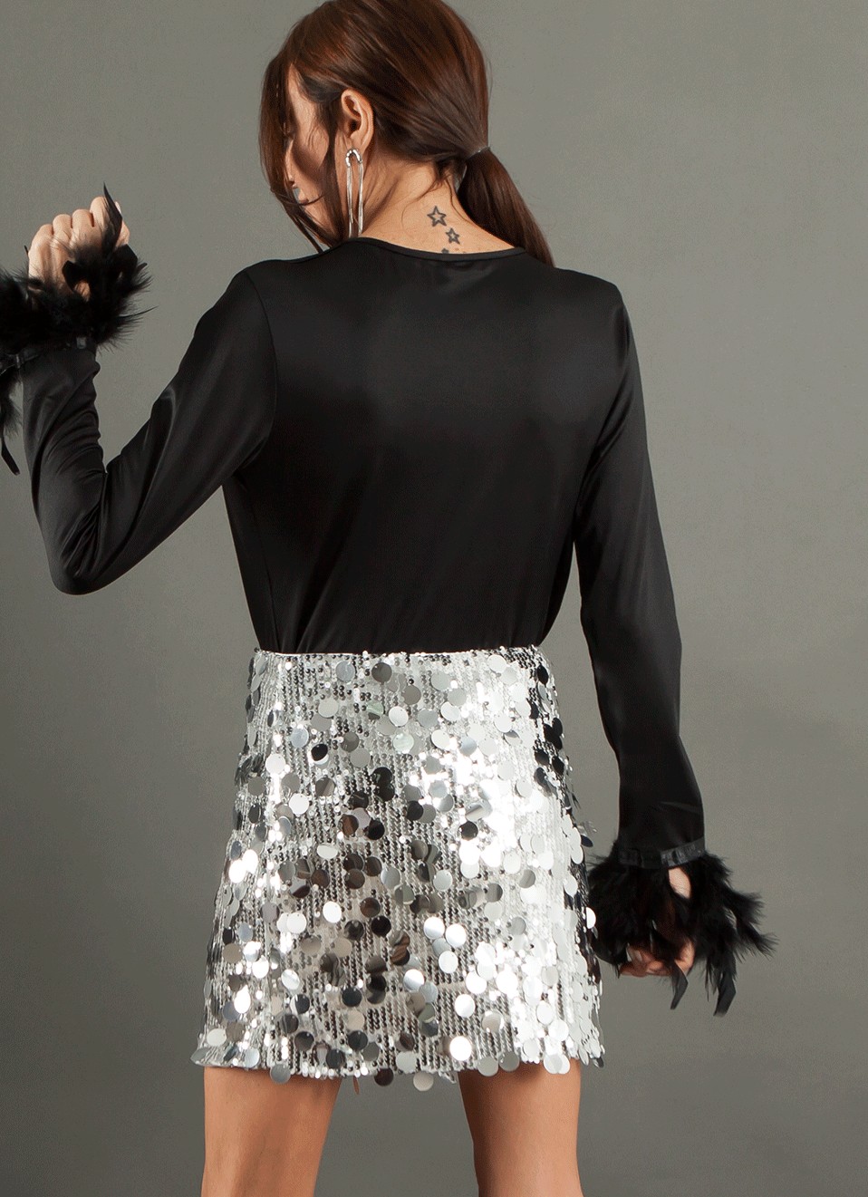 Falda mini Lentejuelas - Ultimas Tendencias Mujer | Premonición.online