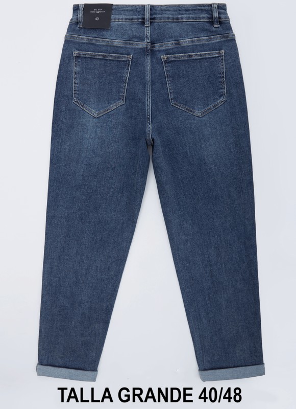 Jeans Big size mom stretch