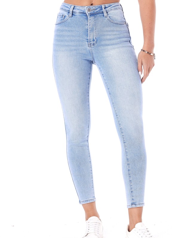 Denim skinny pusu up