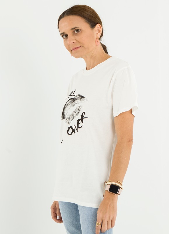 Camiseta labios