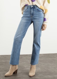 Jeans cropped push up