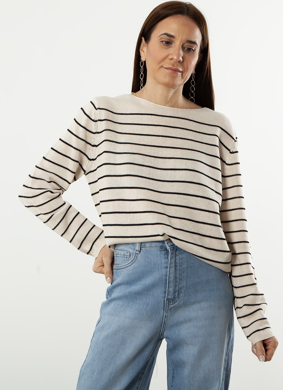 Jersey Hilo Rayas - Jerseis de Mujer | Premonición.online