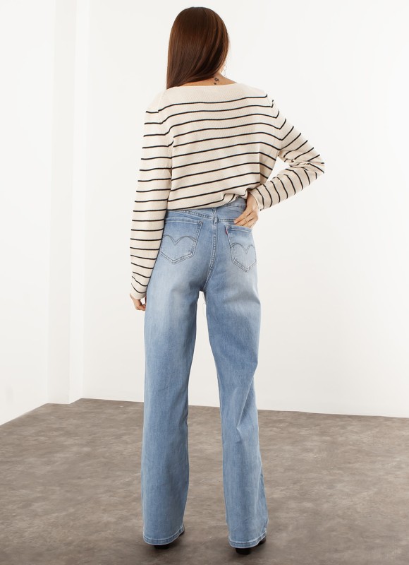 Jeans wide led