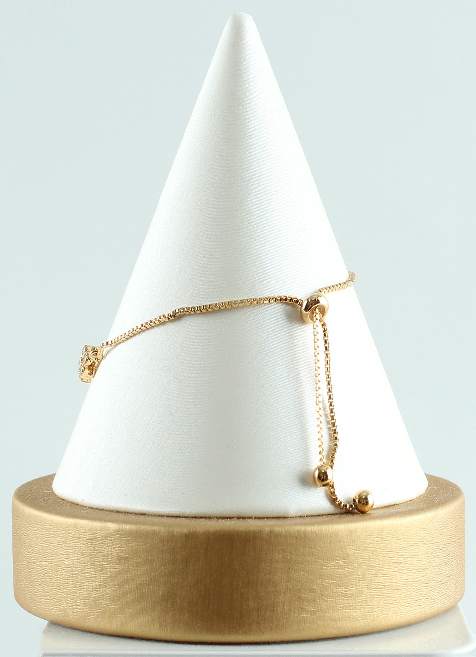 Pulsera brillantes cruz