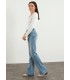 Jeans flare fit mid-rise