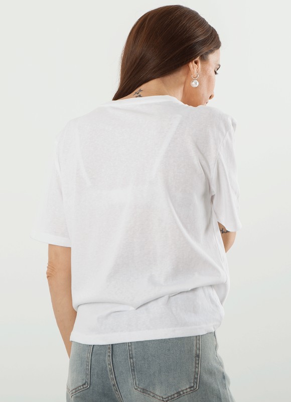 Camiseta con collar- Camisetas Algodón | Premonición.online