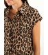 Camisa leopardo sin mangas