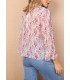 Blusa atada estampada