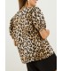 Blusa leopardo atada