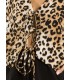 Blusa leopardo atada