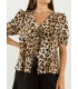 Blusa leopardo atada