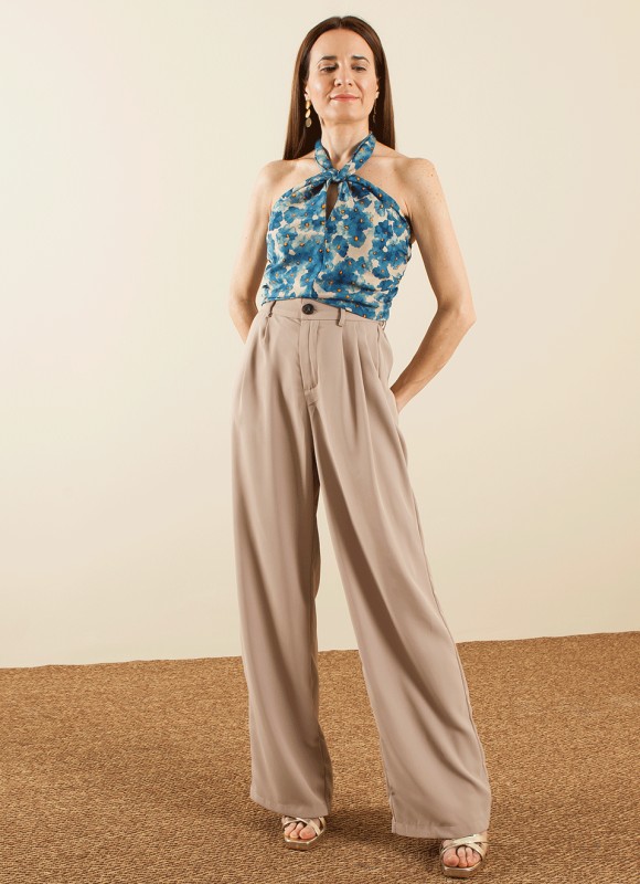 Pantalón Palazzo Vestir - Pantalones de Mujer | Premonición.online