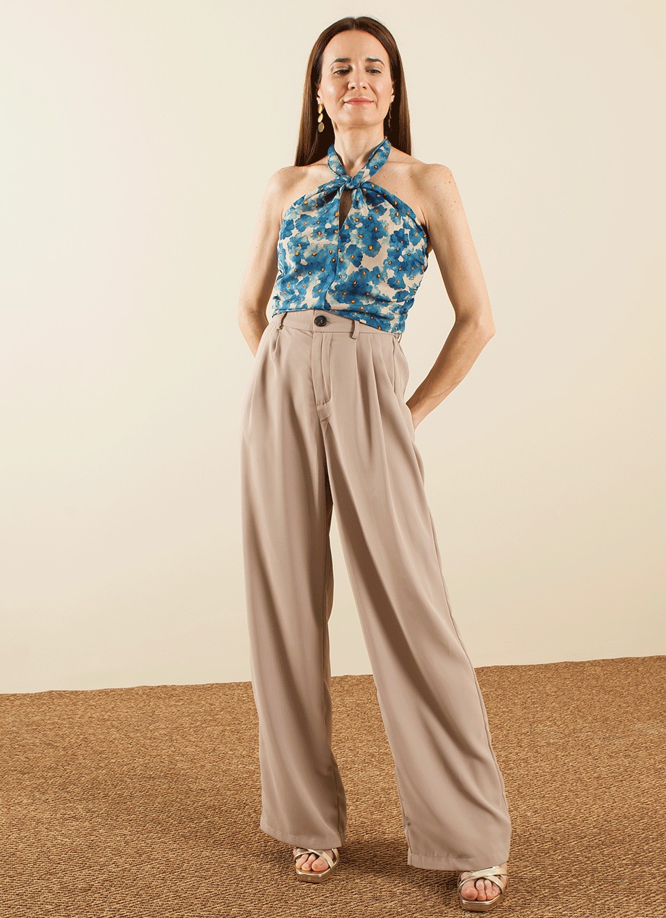 Pantalón Palazzo Vestir - Pantalones de Mujer | Premonición.online