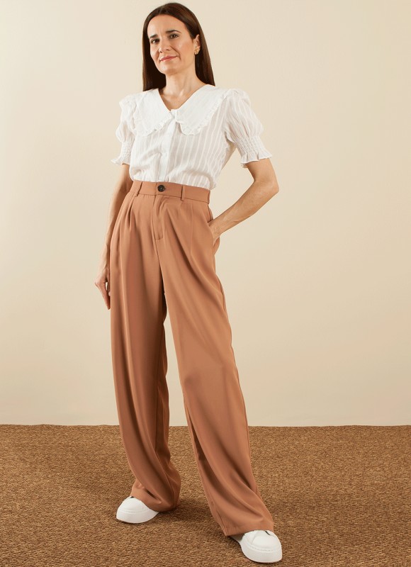 Pantalón Palazzo Vestir - Pantalones de Mujer | Premonición.online