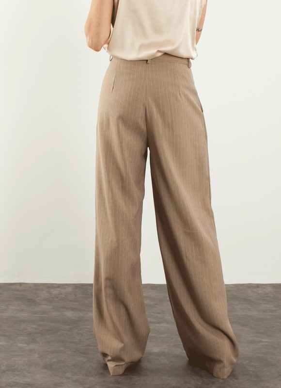 Pantalón Vestir Rayas - Ropa Mujer Tendencias | Premonición.online