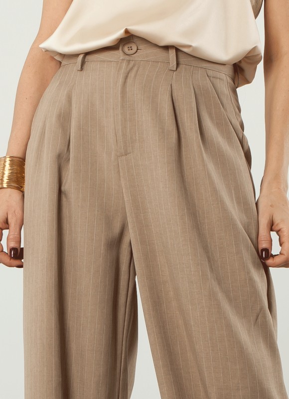 Pantalón Vestir Rayas - Ropa Mujer Tendencias | Premonición.online