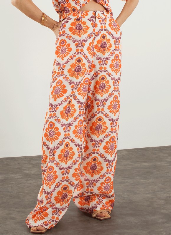 Pantalón Floral - Ropa Mujer Ultimas Tendencias | Premonición.online