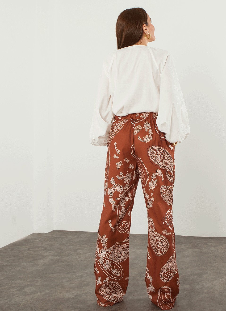 Pantalón Etnico Fluido - Pantalones Mujer | Premonición.online
