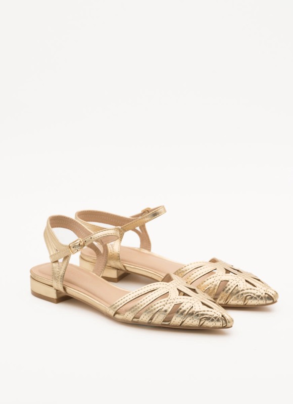 Sandalias Planas Doradas | Calzado Mujer Tendencias  | Premonición.online