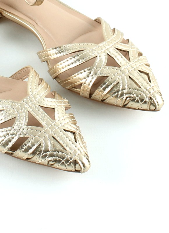 Sandalias Planas Doradas | Calzado Mujer Tendencias  | Premonición.online