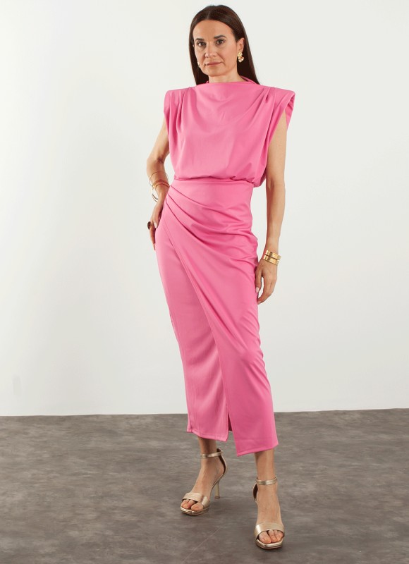 Vestido Largo Naranja - Ropa de Mujer Tendencias | Premonición.online
