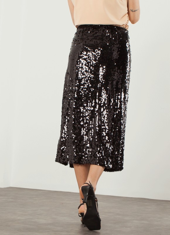 Falda Midi Lentejuelas - Ultimas Tendencias | Premonición.online