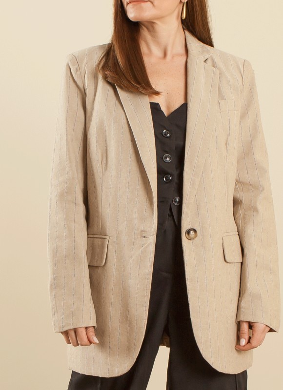 Blazer Rayas - Americana y Blazers Mujer | Premonición.online