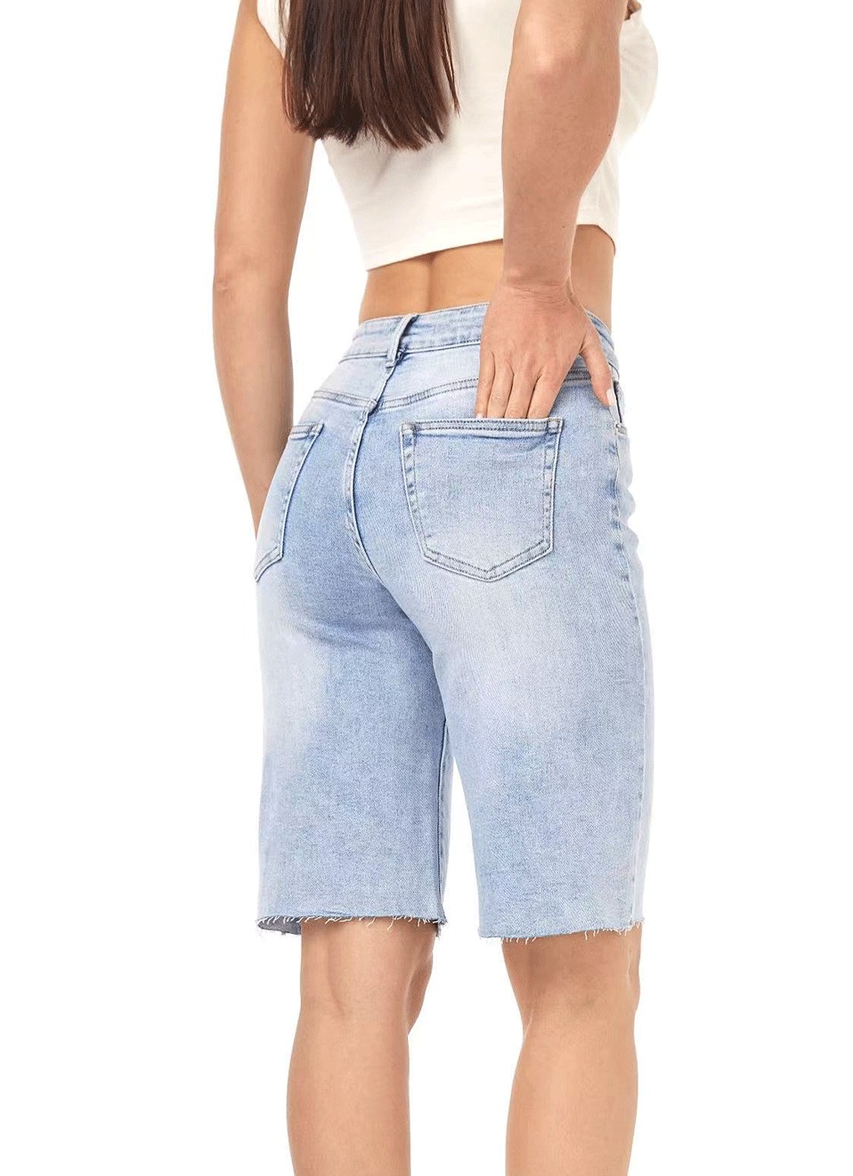 Bermuda Mid  Rise  - Bermudas Mujer | Premonición.online