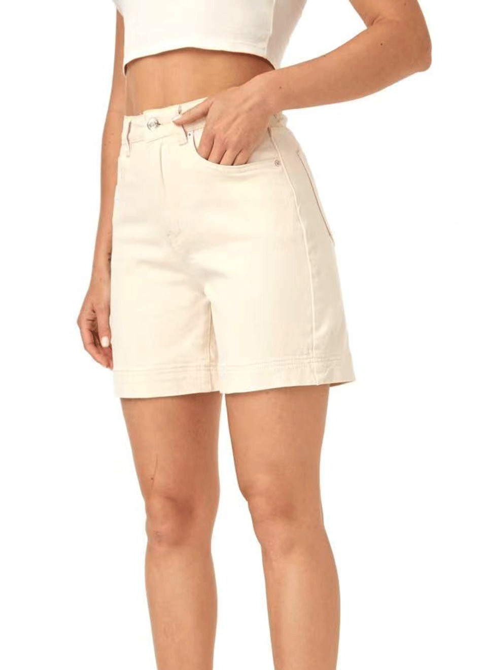Bermudas Chica Beige - Colección Verano | Premonición.online