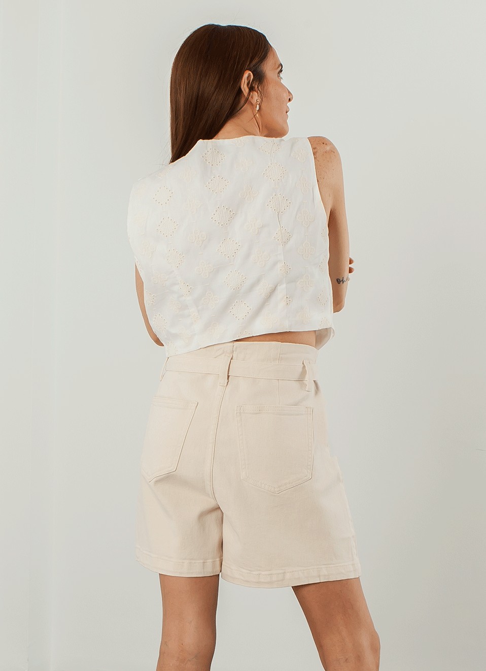 Shorts Chica Beige - Colección Verano | Premonición.online
