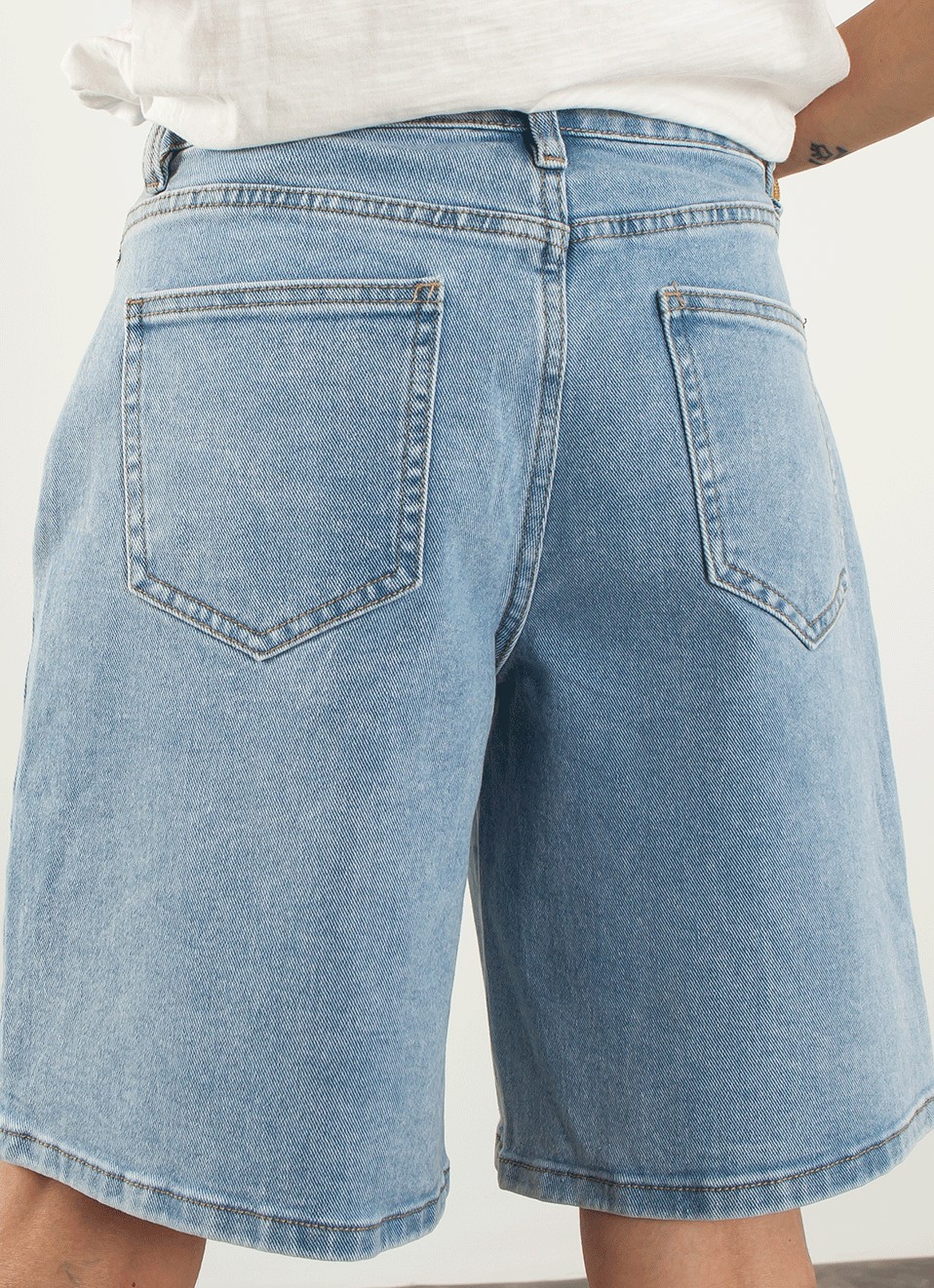 Shorts Vaqueros Bolsillo Delanteros- Colección | Premonición.online