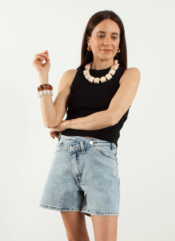 Shorts Cierre Cruzado - Ropa Mujer Tendencias | Premonición.online