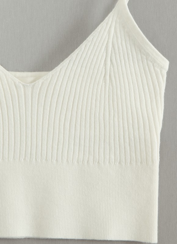 Crop Top Canalé Tirantes -   Ropa Mujer Tendencias | Premonición.online