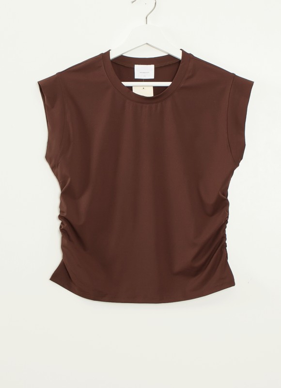Camiseta Lateral Fruncido - Camiseta y Blusa | Premonición.online
