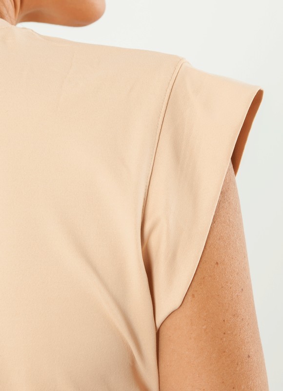 Camiseta Lateral Fruncido - Camiseta y Blusa | Premonición.online