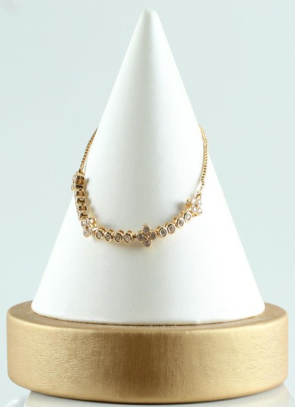 Pulsera brillantes cruz