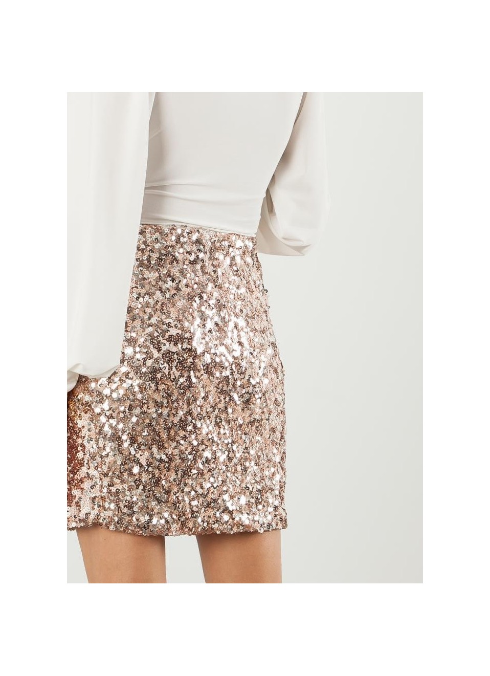 FALDA LENTEJUELAS GOTA