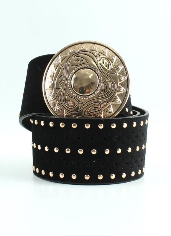 Cinturón ancho tachas